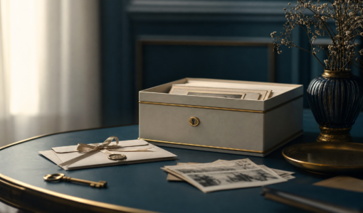 Imagen editorial sobre Privacidad por diseño aplicada a recuerdos, cartas y documentos