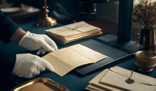Imagen editorial sobre Cómo preservar cartas manuscritas mediante digitalización de calidad