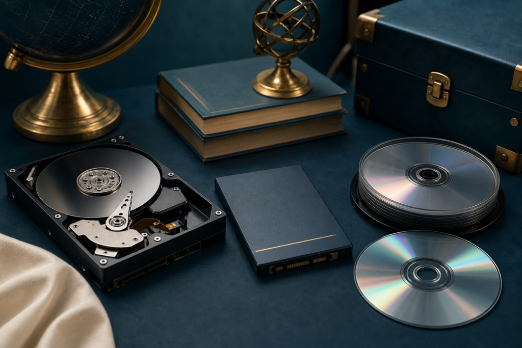 Imagen editorial sobre Discos duros, SSD y soportes ópticos: qué esperar de cada formato
