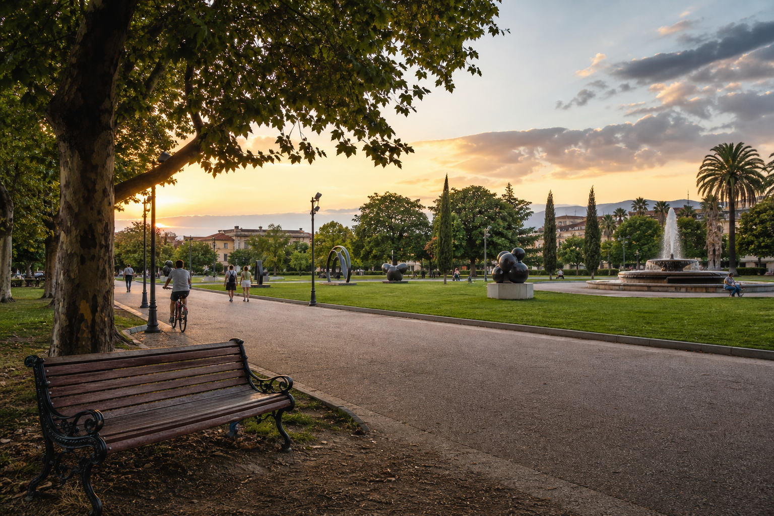 Vista editorial del lugar asociado a Paseo y museo al aire libre en el Parque del Príncipe