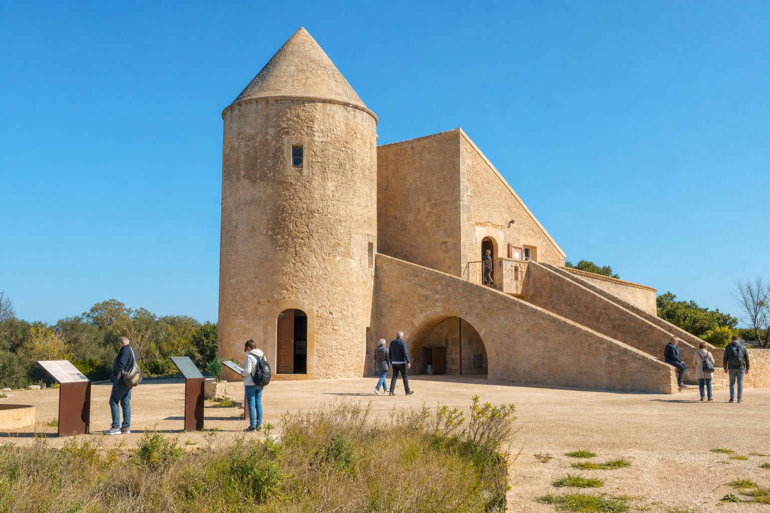 Vista editorial del lugar asociado a Molí des Fraret — Museu Arqueològic de Son Fornés (Montuïri)