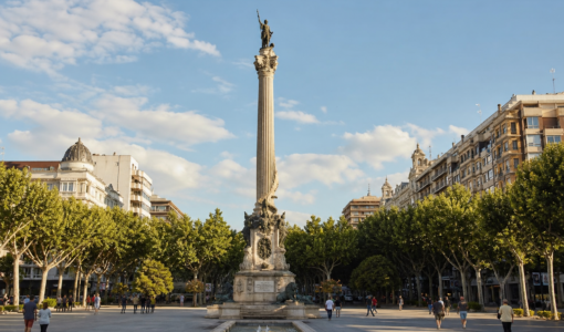 Vista editorial del lugar asociado a Paseo de la Estación — Plaza de las Batallas (Jaén)