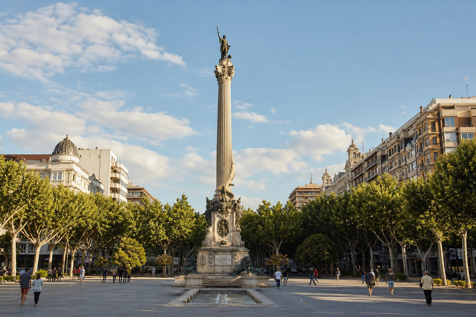 Vista editorial del lugar asociado a Paseo de la Estación — Plaza de las Batallas (Jaén)