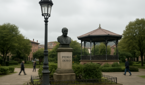 Vista editorial del lugar asociado a Las huellas de la fábrica en un parque urbano