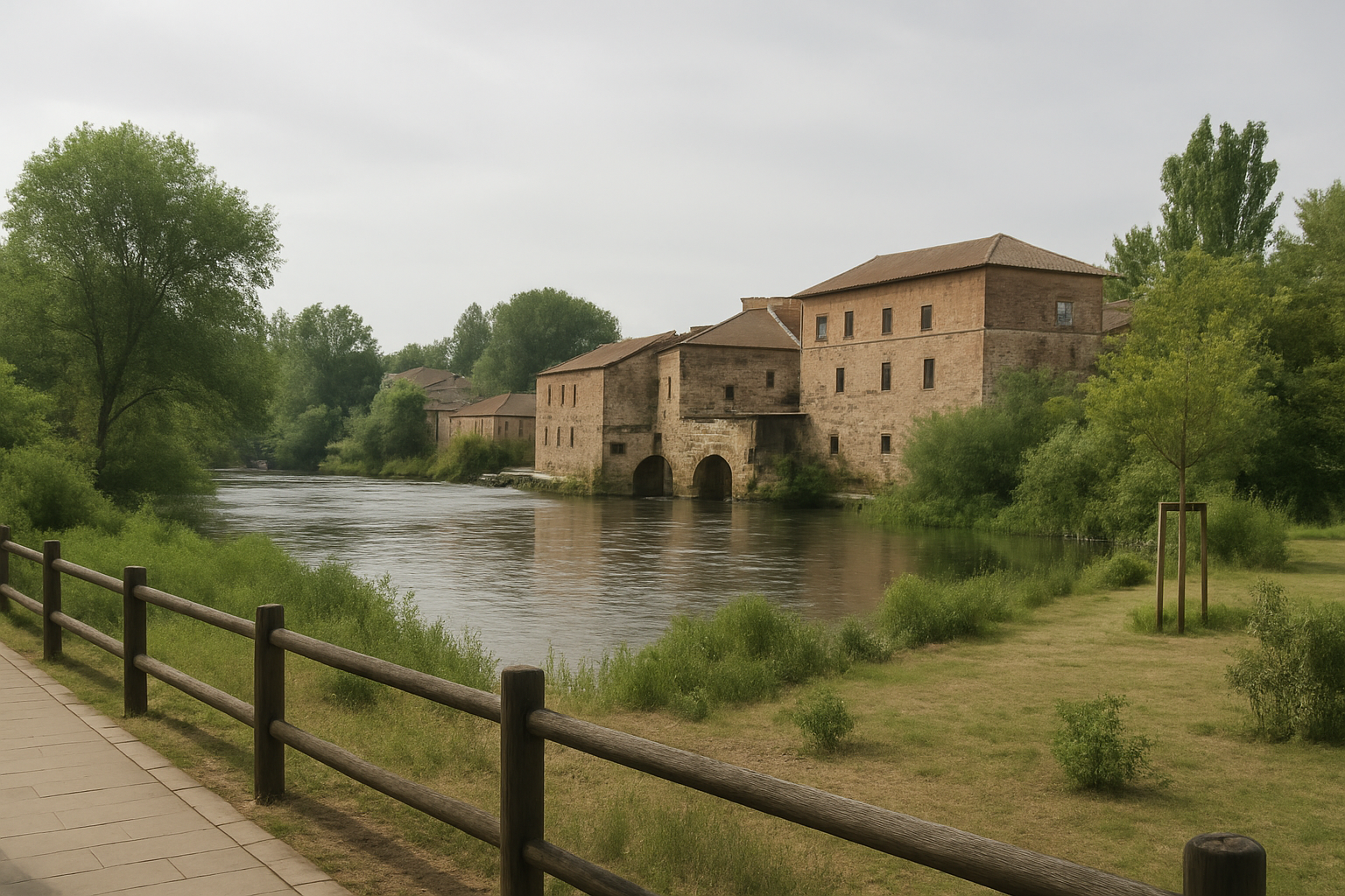 Vista editorial del lugar asociado a El molino que escuchaba al Duero