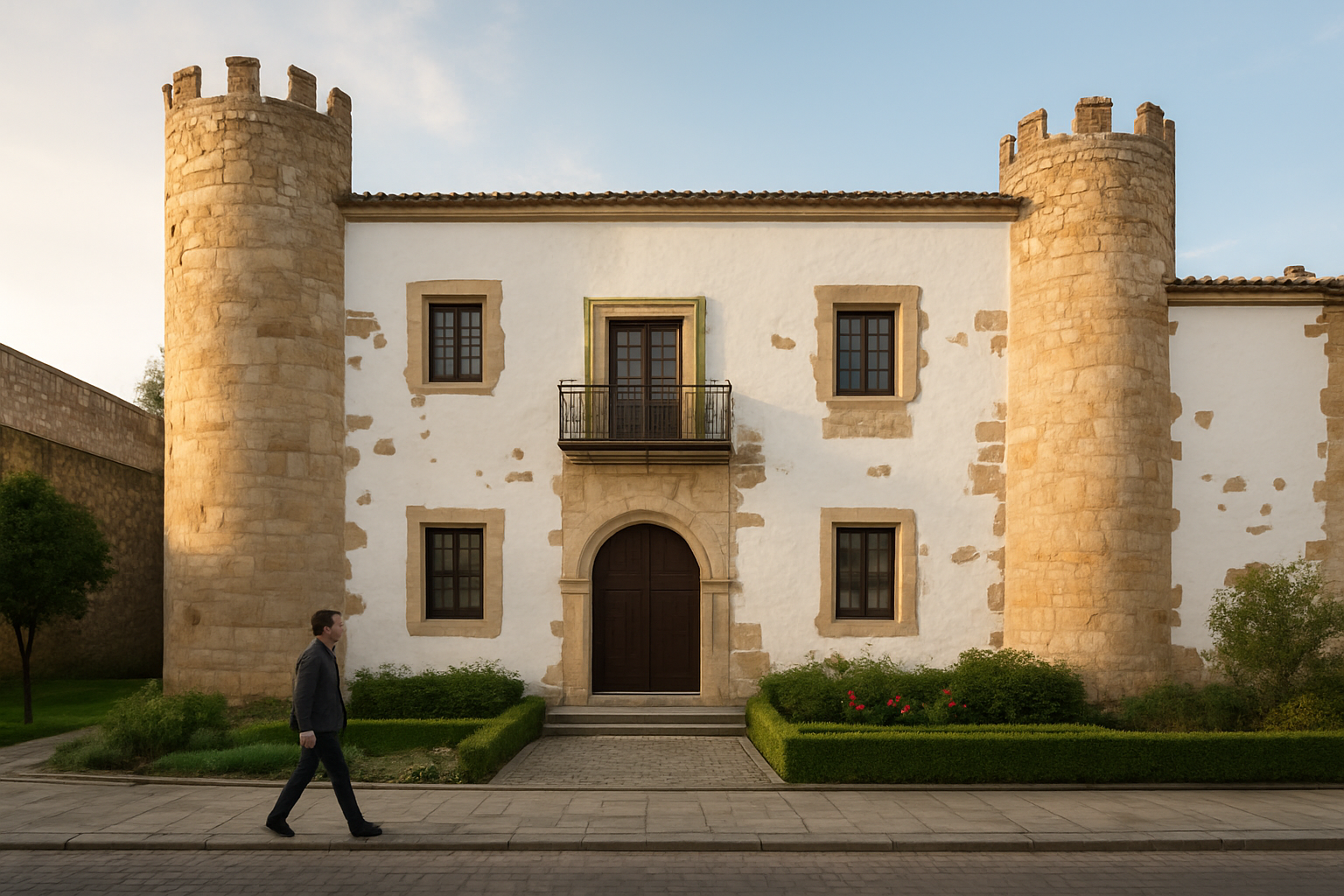Vista editorial del lugar asociado a La casa portuguesa de la memoria cacereña