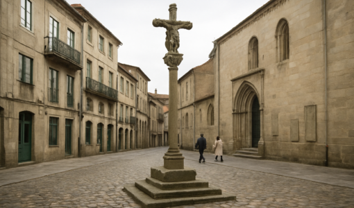 Vista editorial del lugar asociado a La plaza que fue cementerio, mercado y claustro imaginado